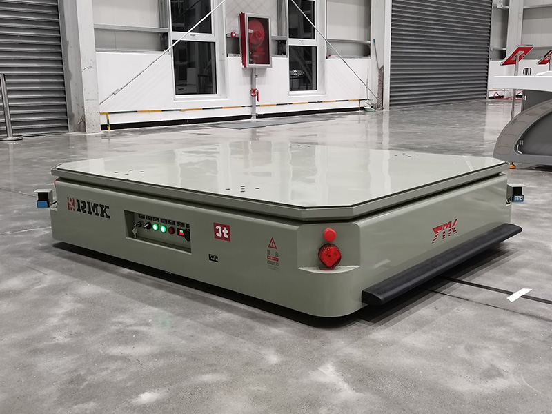 3 tonnu pašizdzēšama elektriskā pārnešanas ratiņu magnētiskā navigācija AGV