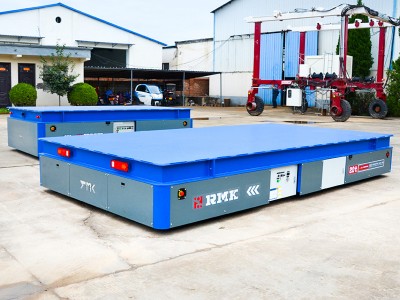 Smaga slodze 20 tonnu materiālu bez sliedes pārnešanas ratiņi