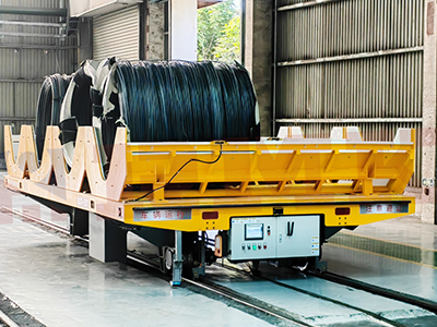 Spoles pārneses grozs automatizēts elektriskās sliedēšanas pārneses ratiņi