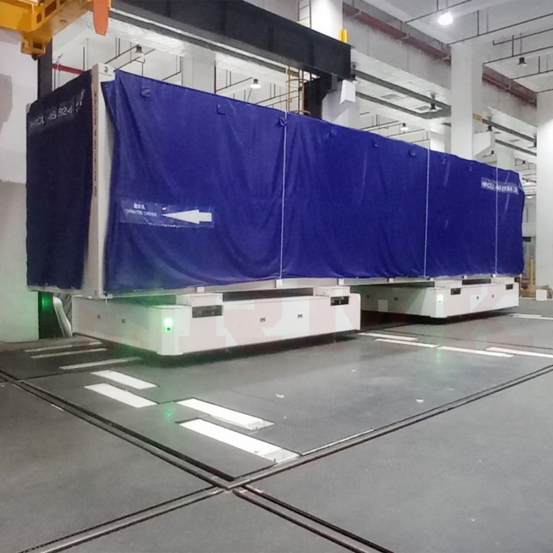 Konteineru pārvadāšana 40 tonnu divu automašīnu savienots dzelzceļa pārneses grozs